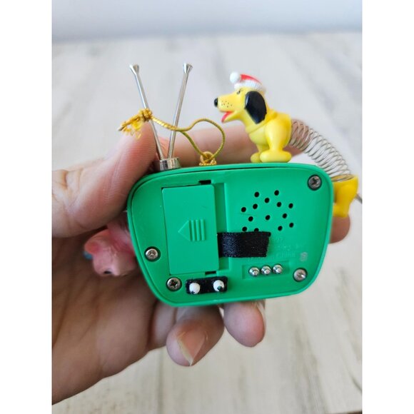 enesco Vintage Slinky TV James industries ornament sound 1997 Xmas tree - Picture 7 of 10